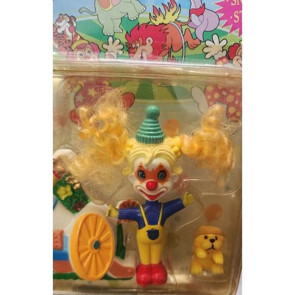 My Clown Show Snap On Stunts Toy Figure Unopened Vintage Rare! New In Package - Picture 9 of 10